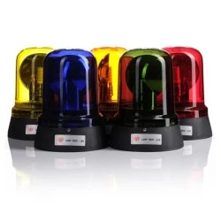 Φάρος περιστροφικός πορτοκαλί χρώμα 12VDC 4W Φ150mm τύπου LAMP150/N-LED12V