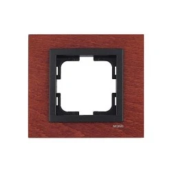 Πλαίσιο μονό κερασιά style wood Mono Electric οριζόντιας ή κάθετης τοποθέτησης
