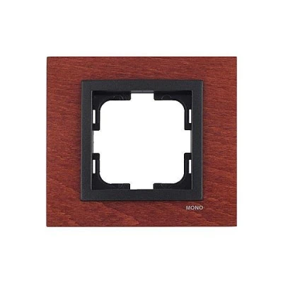 Πλαίσιο μονό κερασιά style wood Mono Electric οριζόντιας ή κάθετης τοποθέτησης