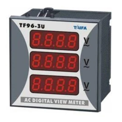 Βολτόμετρο 96Χ96 3Φ 0-500V AC (3 ενδείξεων) DP3-96-3U Βολτόμετρο 96Χ96 3Φ 0-500V AC (3 ενδείξεων) DP3-96-3U