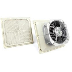 Aνεμιστήρας FKL6627.230 104W για πίνακα με φίλτρο RAL7035 στεγανός IP54 500m3/h 230V 323x323mm