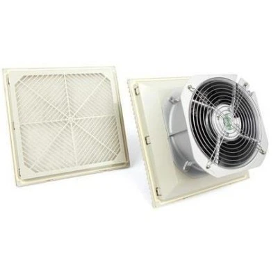 Aνεμιστήρας FKL6627.230 104W για πίνακα με φίλτρο RAL7035 στεγανός IP54 500m3/h 230V 323x323mm