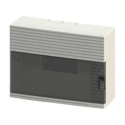 Πίνακας εξωτερικός με πόρτα 1 σειράς 12 module MONO-S-M12 στεγανός IP40