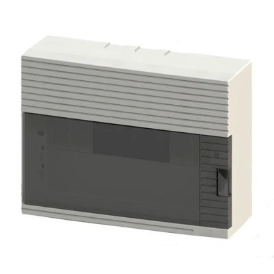 Πίνακας εξωτερικός με πόρτα 1 σειράς 12 module MONO-S-M12 στεγανός IP40