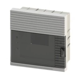 Χωνευτός πίνακας MONO-F-M06 183x222x99mm με πόρτα μίας σειράς 6M στεγανός IP40
