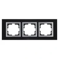 Πλαίσιο τριπλό μαύρο Mono Electric style glass οριζόντιας και κάθετης τοποθέτησης