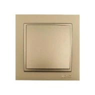 Διακόπτης μεσαίος αλέ-ρετούρ A/R Mono Electric τιτάνιο σειρά Despina Metallic