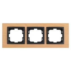Πλαίσιο τριπλό Mono Electric style wood σφενταμί κάθετης ή οριζόντιας τοποθέτησης