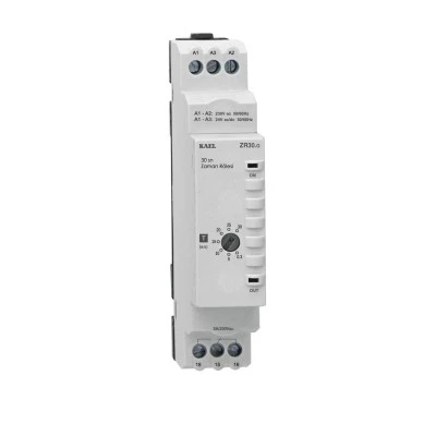 Χρονικό (timer) ράγας KAEL ZR30.G 230V και 24V AC/DC 1M15 επαφή 0,3-30sec