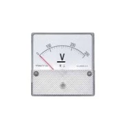 Αναλογικό βολτόμετρο TC6550 πόρτας-πινάκων DC από 0 έως 50VDC 60x60mm