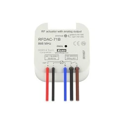 Ασύρματος δέκτης ELKO RFDAC-71B χωνευτός με αναλογική έξοδο (0-10V) εμβέλεια 160m