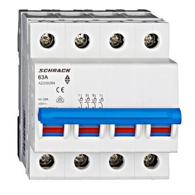Γενικός ραγοδιακόπτης τετραπολικός 4P SCHRACK AZ200264 4x63A