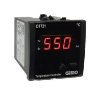 Ψηφιακό θερμόμετρο πίνακα 230VAC GEMO DT 721 για θερμοστοιχείο J από 0 έως 600 °C 72x72x87mm