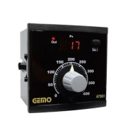 Αναλογικό θερμόμετρο πίνακα GEMO AT961 για θερμοστοιχείο J από 0 έως 400 °C 96x96x97mm