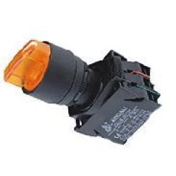 Διακόπτης περιστροφικός SDL16-EKL241 με LED εντολής 0-1 Φ22 φωτιζόμενος κόκκινος ESSEN