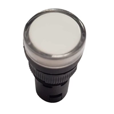 Ενδεικτική λυχνία led AD22-16DW πόρτας πίνακος 230V Φ16mm λεύκη Xindali Ενδεικτική λυχνία led AD22-16DW πόρτας πίνακος 230V Φ16mm λεύκη Xindali