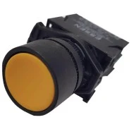 Μπουτόν χωνευτό πόρτας-πίνακος Φ22 SDL16-EA51 230V κίτρινο ESSEN στεγανό IP65