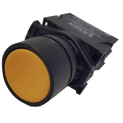 Μπουτόν χωνευτό πόρτας-πίνακος Φ22 SDL16-EA51 230V κίτρινο ESSEN στεγανό IP65 Μπουτόν χωνευτό πόρτας-πίνακος Φ22 SDL16-EA51 230V κίτρινο ESSEN στεγανό IP65
