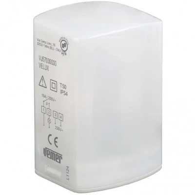 Ανιχνευτής φωτεινότητας ρελέ 10A 250VAC 3-70lux VEMER VELUX