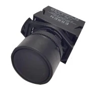 Μπουτόν χωνευτό πόρτας-πίνακος φ22 SDL16-EA21 230V μαύρο ESSEN στεγανό IP65