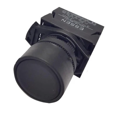 Μπουτόν χωνευτό πόρτας-πίνακος φ22 SDL16-EA21 230V μαύρο ESSEN στεγανό IP65