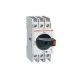 Τριπολικός διακόπτης φορτίου ράγας ZKAKU3125N εντολής 0-1 3x125A telergon