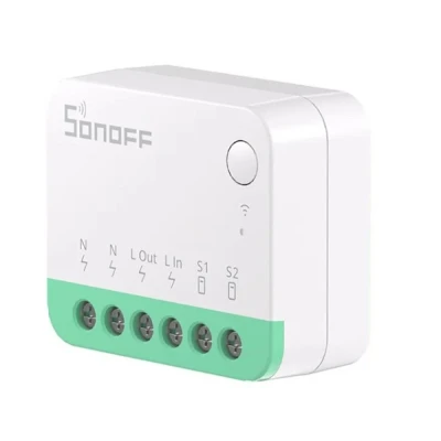 Συσκευή λειτουργίας WiFi Mini R4M Sonoff 100-240V AC συμβατό με Google Home & Amazon Alexa 33x40x16.8 mm