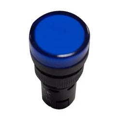 Ενδεικτική λυχνία led πόρτας πίνακος 230V Φ16mm μπλε AD22-16DB Xindali