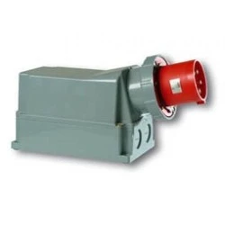 Βιομηχανικός ρευματολήπτης τοίχου PCE 544-6 4x125A 3P+E (αρσενικό) τριφασικός 400V με IP67