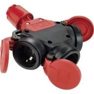 Βιομηχανικό ταφ καουτσούκ 16Α 250V IP44 PCE 25311-S