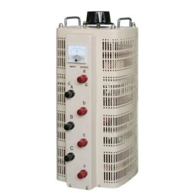 Ρυθμιστής τάσης TDGC2-9 τριφασικός 0-430V ισχύς εξόδου 9KVA ρεύμα 12A SIMIN