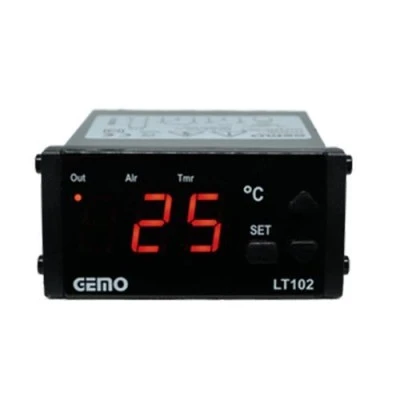 Ψηφιακό θερμόμετρο πίνακα 77Χ34 230V τύπου  LT177-230 για θερμοστοιχείο NTC