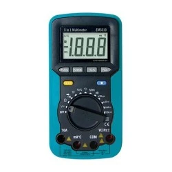 Ψηφιακό πολύμετρο EM5510 5 σε 1 με έλεχγο θερμοκρασίας - υγρασίας & φωτεινότητας