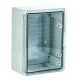 Κιβώτιο TN-PLPC145 ABS 400x300x210 με διάφανη πόρτα και πλάκα στήριξης στεγανό IP65