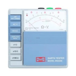 Αναλογικό γειωσόμετρο SMART SENSOR MS-5209 με μηχανισμό αυτοελέγχου & ένδειξη σωστής λειτουργίας