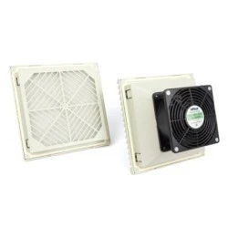 Aνεμιστήρας FKL6623.230 για πίνακα με φίλτρο RAL7035 στεγανός IP54 105m3/h 230V 204x204mm