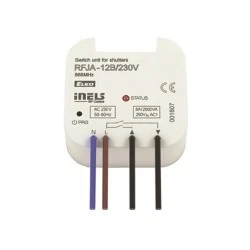 Ασύρματος δέκτης ELKO RFJA-12B/230V ελέγχου ρολών-γκαραζόπορτας εμβέλεια 100m & 2εξοδοι