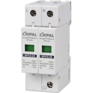 Αντικεραυνικό γραμμής 230/320V AC τύπου 1 (B) 25kA μονοφασικό 1P+N 0,8/1,5kV για φωτοβολταϊκά