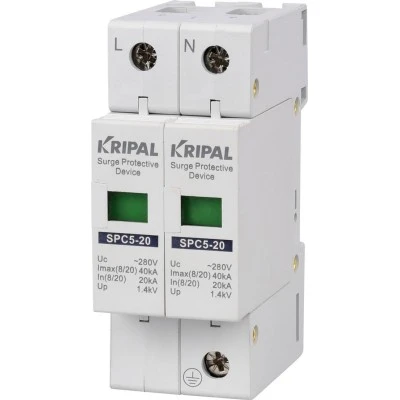 Αντικεραυνικό γραμμής 230/320V AC τύπου 1 (B) 25kA μονοφασικό 1P+N 0,8/1,5kV για φωτοβολταϊκά Αντικεραυνικό γραμμής 230/320V AC τύπου 1 (B) 25kA μονοφασικό 1P+N 0,8/1,5kV για φωτοβολταϊκά