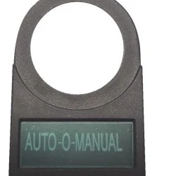 Πινακίδα - ετικέτα ένδειξης AUTO MANUAL τύπος YD35 για μπουτόν & λυχνίες Φ22