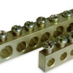 Μπάρα γείωσης γυμνή μήκους 0.5m 10x15mm με 50 οπές
