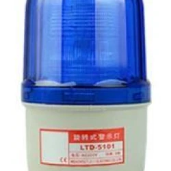 Φάρος στατικός (Flasher) LTE-5101 με λυχνία LED Φ100 150mm 230VAC μπλε