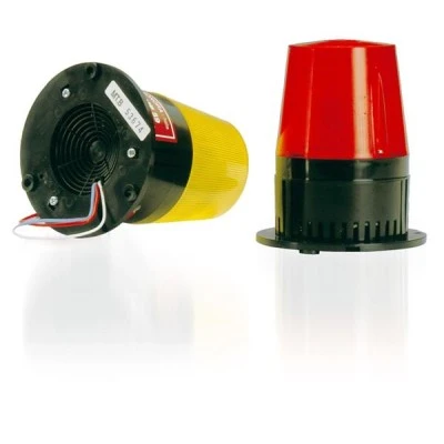 Φαροσειρήνα 12-24V AC/DC κόκκινη 2W Φ76mm τύπου SONO-LAMP59 IP33
