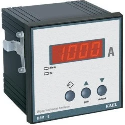 Ψηφιακό αμπερόμετρο πόρτας-πίνακος 1Φ 1-10000A 96x96mm εντολής KAEL DAM-B-96