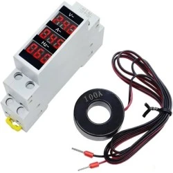 Πολυόργανο ράγας A/M + V/M + Hz 220V AC 50/60Hz τύπου TFHZ3P