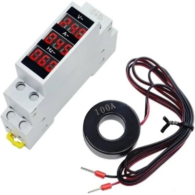 Πολυόργανο ράγας A/M + V/M + Hz 220V AC 50/60Hz τύπου TFHZ3P Πολυόργανο ράγας A/M + V/M + Hz 220V AC 50/60Hz τύπου TFHZ3P
