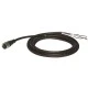 Καλώδιο PVC connector τύπου socket 2m με ευθύγραμμο connector CID3-2