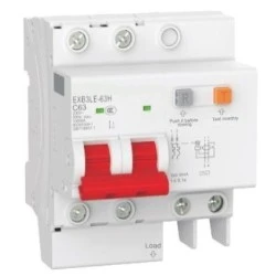 Ρελέ διαρροής ρεύματος  + A/A 2Χ40Α  30mA EL.TECH τύπου ΑC  EXB3LE-63