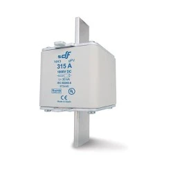 Μαχαιρωτό φυσίγγιο NH3 τύπος:373435 250A 1000VDC 30KA για φωτοβολταϊκά συστήματα