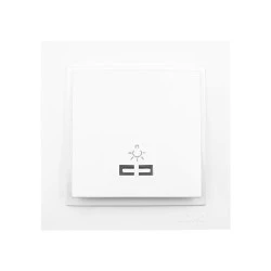 Μπουτόν κλιμακοστασίου φωτιζόμενο λευκό Mono Electric σειρά Despina